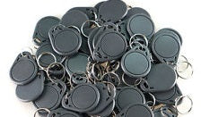 Qty. 10 - Blank Rewriteable Keyfob - Color Black - 125 Khz RFID T5577  (10 Pack) - SUMOKEY